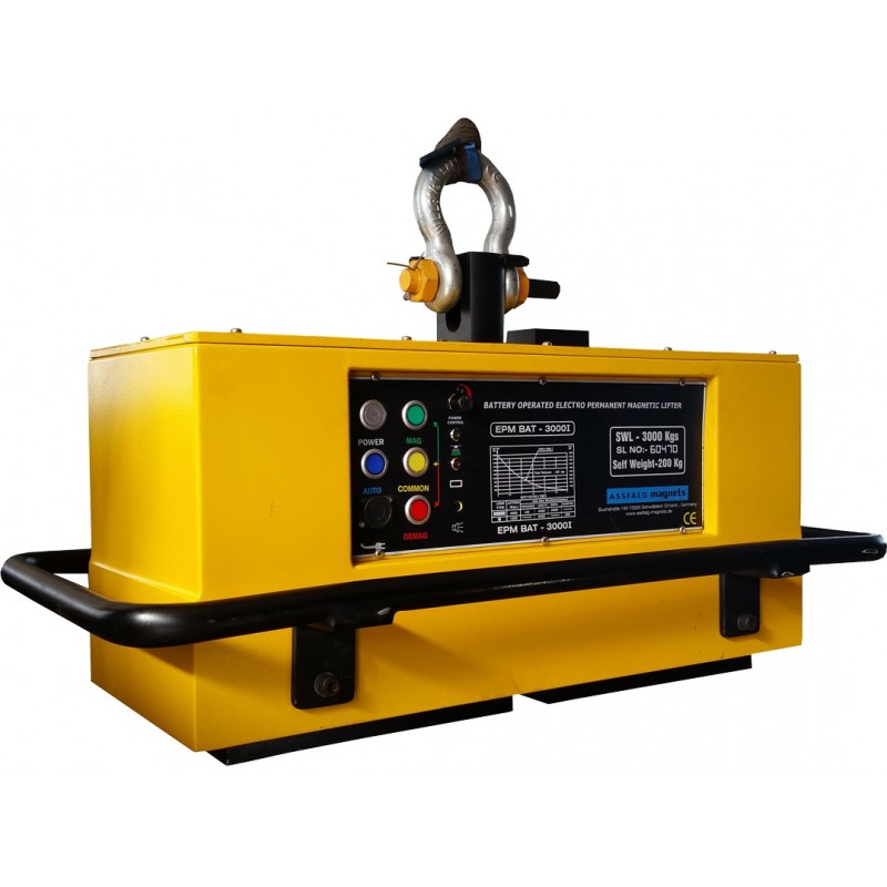 Bateriový elektropermanentní manipulační magnet EPM BAT